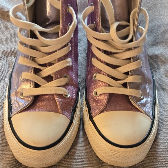 Converse Chuck Taylor All Star Metallic and Glitter Sneakers - Picture 3 of 7